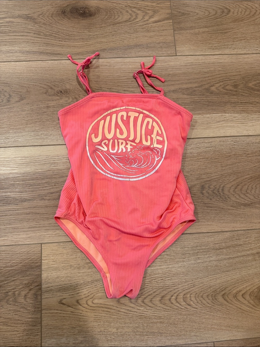 Justice One Piece Girls Bathing Suit Size L 12-14